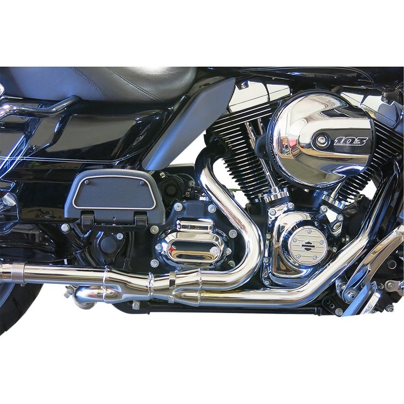 COLLETTORI BASSANI XHAUST DUAL 2X2 CROMATI PER HARLEY DAVIDSON TOURING 09-16