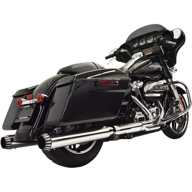 BASSANI XHAUST DNT MEGAPHONE 4” MUFFLER FOR HARLEY DAVIDSON TOURING 17-21