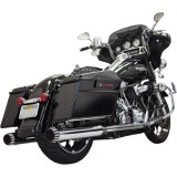 TERMINALI BASSANI XHAUST DNT MEGAPHONE 4” CROMATI HARLEY DAVIDSON TOURING 95-16