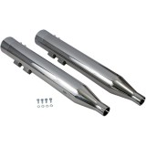 TERMINALI BASSANI XHAUST DNT DRITTI 4” CROMATI PER HARLEY DAVIDSON TOURING 95-16