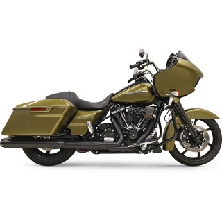 TERMINALI BASSANI XHAUST SLIP-ON QUICK CHANGE 4" NERI PER HARLEY TOURING 17-21