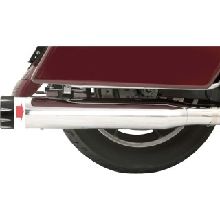 BASSANI XHAUST SLIP-ON QUICK CHANGE 4" CHROME MUFFLER FOR HARLEY TOURING 95-16