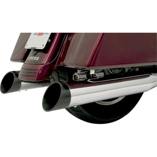 BLACK SLASH CUT END CAP FOR BASSANI XHAUST MUFFLERS