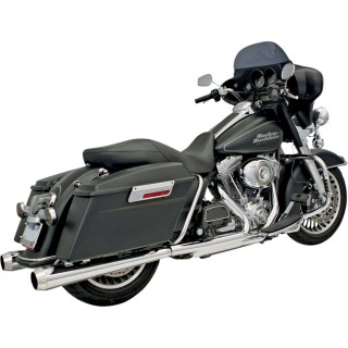 TERMINALI BASSANI XHAUST SLIP-ON MEGAPHONE 4" INSERTO 2-1/2" HARLEY TOURING 95-16