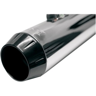BLACK FLUTE END CAP FOR BASSANI XHAUST SLIP-ON 4" MUFFLERS