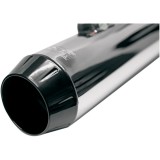 BLACK FLUTE END CAP FOR BASSANI XHAUST SLIP-ON 4" MUFFLERS