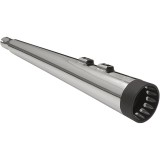 BASSANI XHAUST SLIP-ON 4" DNT PERFORMANCE CHROME BLACK MUFFLER TOURING 95-16