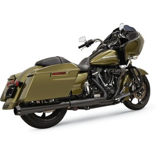 BASSANI XHAUST CROSSOVER ELIMINATOR SLIP-ON DNT 4” BLACK MUFFLER TOURING 17-21