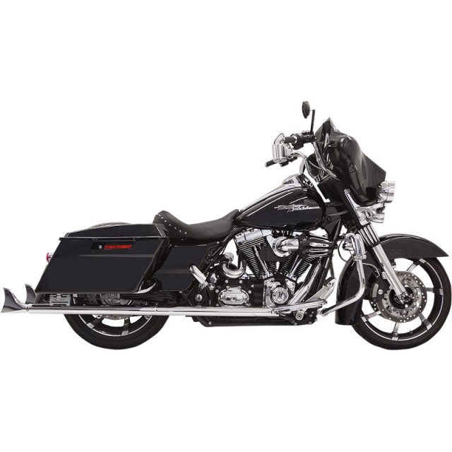 TERMINALI BASSANI XHAUST SLIP-ON FISHTAIL 36" CROMATO CON DB KILLER TOURING 95-16
