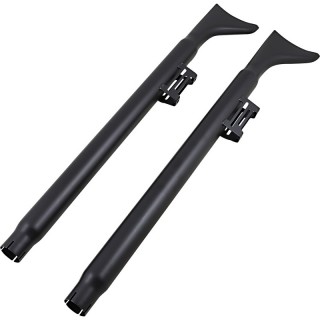TERMINALI BASSANI XHAUST SLIP-ON FISHTAIL 36" NERO CON DB KILLER TOURING 95-16