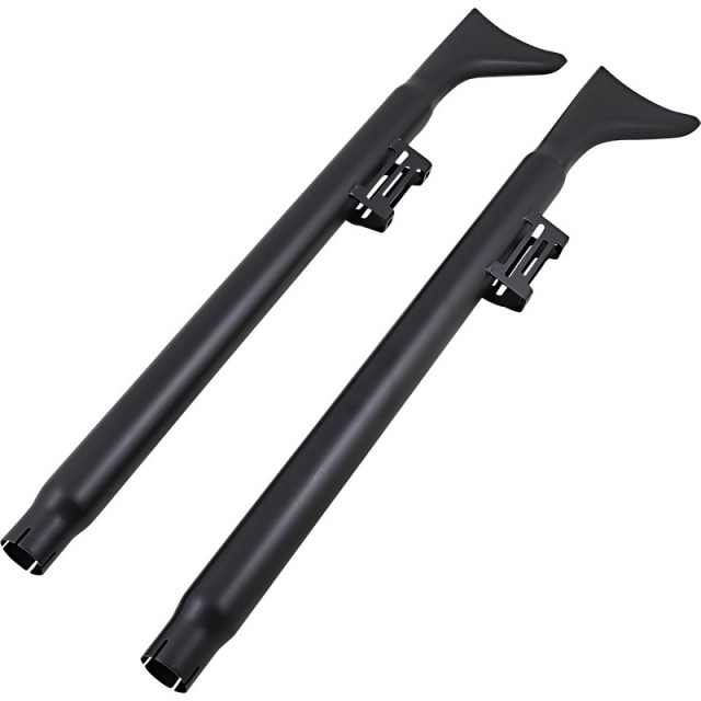 TERMINALI BASSANI XHAUST SLIP-ON FISHTAIL 36" NERO CON DB KILLER TOURING 95-16