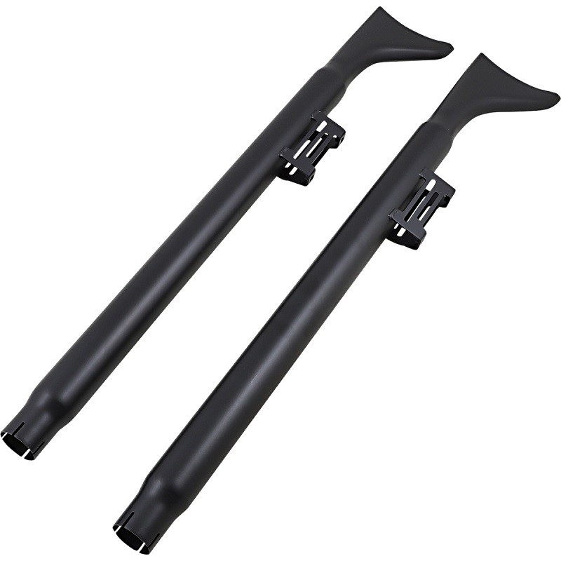 TERMINALI BASSANI XHAUST SLIP-ON FISHTAIL 36" NERO CON DB KILLER TOURING 95-16