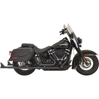 SCARICHI BASSANI XHAUST TRUE DUALS 2-1/4 FISHTAIL 33 NERO DB KILLER SOFTAIL 18-21