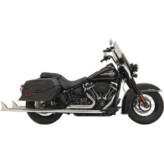 SCARICHI BASSANI XHAUST TRUE DUALS 2-1/4 FISHTAIL 36 CROMATO DB KILLER SOFTAIL 18-21