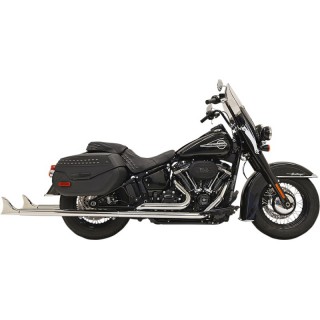 SCARICHI BASSANI XHAUST TRUE DUALS 2-1/4 FISHTAIL 39 CROMATO DB KILLER SOFTAIL 18-21