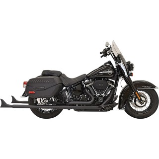 SCARICHI BASSANI XHAUST TRUE DUALS 2-1/4 FISHTAIL 39 NERO DB KILLER SOFTAIL 18-21