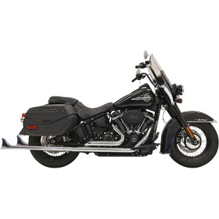 SCARICHI BASSANI XHAUST TRUE DUALS 1-7/8" FISHTAIL 33" CROMATO SOFTAIL 18-21