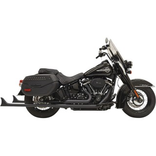 SCARICHI BASSANI XHAUST TRUE DUALS 1-7/8" FISHTAIL 36" NERI SOFTAIL 18-21