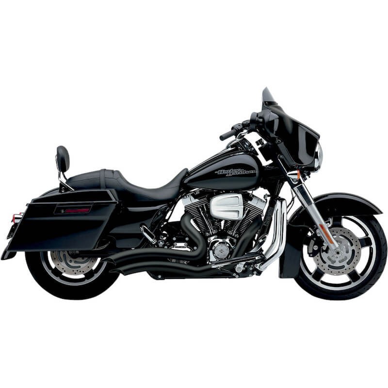 SCARICHI COBRA SPEEDSTER SHORT SWEPT NERI PER HARLEY DAVIDSON TOURING 2010-2016
