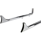 SCARICHI BASSANI XHAUST TRUE DUALS 1-7/8" FISHTAIL 36" HARLEY SOFTAIL 2007-2017 - TERMINALI