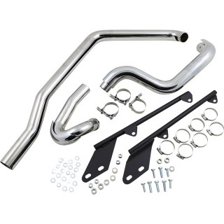 COLLETTORI BASSANI XHAUST CROSSOVER POWER CURVE TRUE DUAL HARLEY SOFTAIL 00-06