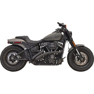 BASSANI XHAUST RADIAL SWEEPERS BLACK EXHAUST HARLEY DAVIDSON SOFTAIL 2018-2021