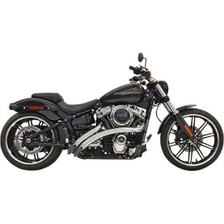 SCARICHI BASSANI XHAUST RADIAL SWEEPERS CROMATI HARLEY DAVIDSON SOFTAIL 2018-2021
