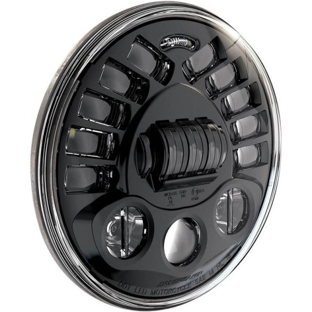 FARO LED FRONTALE J.W. SPEAKER SERIE 2 NERO DA 7" (18CM) - FRONTE