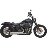 SCARICHI BASSANI XHAUST PRO-STREET TURNOUT CROMATO HARLEY SOFTAIL 2018-2021