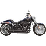 SCARICHI BASSANI XHAUST PRO-STREET TURNOUT NERI HARLEY SOFTAIL BREAKOUT 18-21