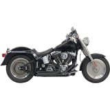 SCARICHI BASSANI XHAUST PRO-STREET TURNOUT NERI HARLEY SOFTAIL 2000-2017