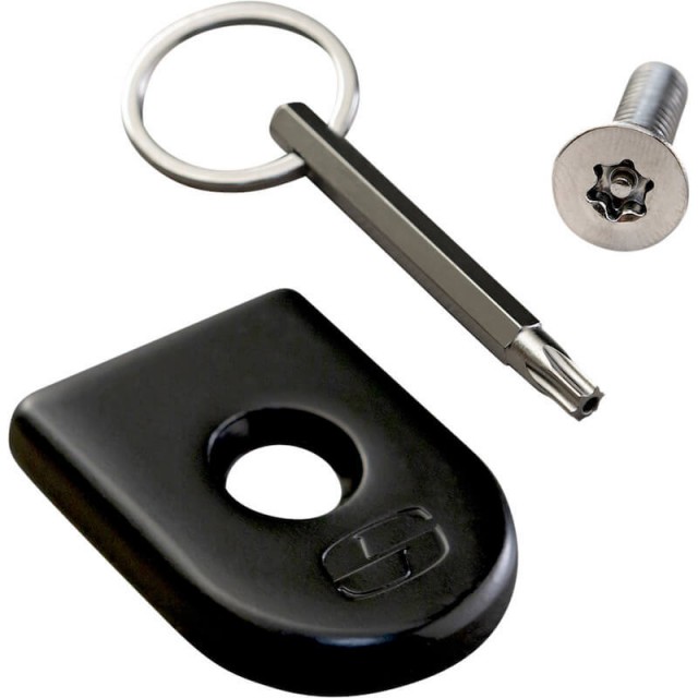 SADDLEMEN SCREW SEAT SECURITY BLACK FOR HARLEY DAVIDSON - KIT