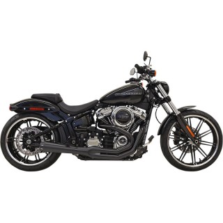 SCARICHI BASSANI XHAUST ROAD RAGE III GEN II 2 IN 1 NERI SOFTAIL 2018-2021