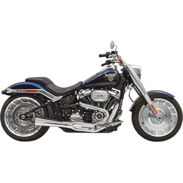 BASSANI XHAUST ROAD RAGE III GEN II 2 IN 1 CHROME EXHAUST SOFTAIL 2018-2021
