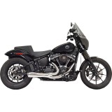 SCARICHI BASSANI XHAUST ROAD RAGE THE RIPPER 2 IN 1 CORTI CROMATI SOFTAIL 18-21