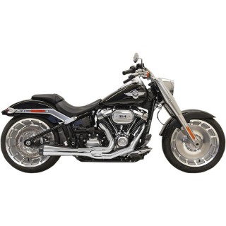 SCARICHI BASSANI XHAUST ROAD RAGE 2 IN 1 CORTI CROMATI FAT BOY-BREAKOUT-ROAD KING 18-21