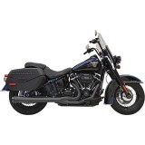 BASSANI XHAUST ROAD RAGE 2 INTO 1 LONG BLACK EXHAUST HARLEY SOFTAIL 2018-2021