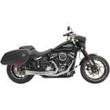 BASSANI XHAUST ROAD RAGE 2 INTO 1 SHORT CHROME EXHAUST SOFTAIL SPORT GLIDE 2018-2021