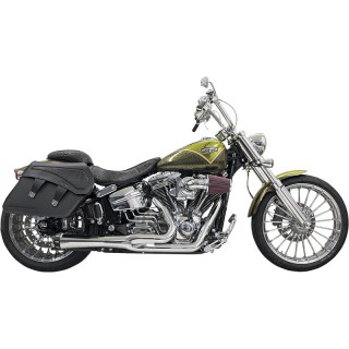 SCARICHI BASSANI XHAUST ROAD RAGE 2 IN 1 CROMATI SOFTAIL ROCKER-BREAKOUT-SPRINGER 08-17