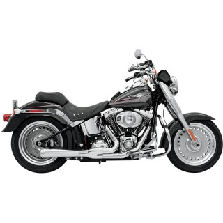 SCARICHI BASSANI XHAUST ROAD RAGE 2 IN 1 CROMATO 21" HARLEY SOFTAIL 2000-2017