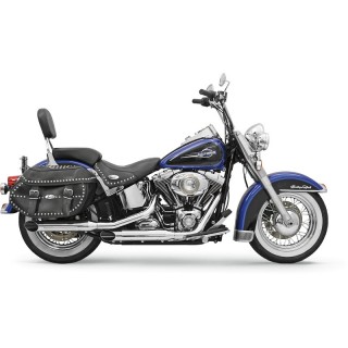 BASSANI XHAUST FIREPOWER SLIP-ON SLASH CUT 3" MUFFLER HARLEY DAVIDSON 07-17