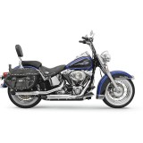 TERMINALI BASSANI XHAUST FIREPOWER SLIP-ON SLANT CUT 3" HARLEY DAVIDSON 07-17