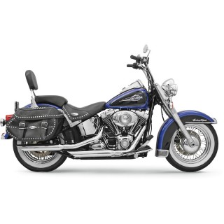 TERMINALI BASSANI XHAUST FIREPOWER SLIP-ON SLASH DOWN 3" HARLEY DAVIDSON 07-17