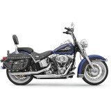 TERMINALI BASSANI XHAUST FIREPOWER SLIP-ON SLASH DOWN 3" HARLEY DAVIDSON 07-17