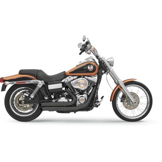 SCARICHI BASSANI XHAUST FIRESWEEP SERIE FIREPOWER TURNOUT NERI DYNA 06-17