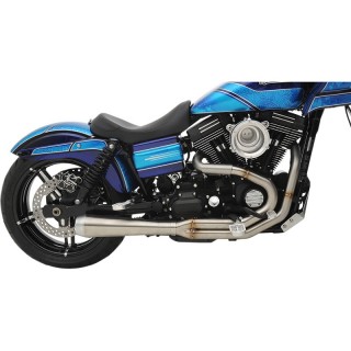 BASSANI XHAUST ROAD RAGE III 2 INTO 1 EXHAUST HARLEY DAVIDSON DYNA 1995-2017
