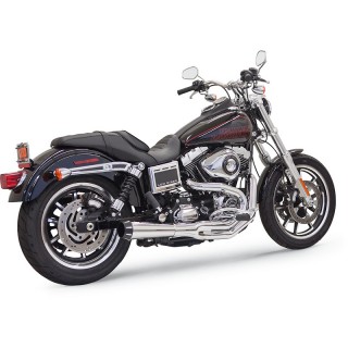SCARICHI BASSANI XHAUST ROAD RAGE II MEGA POWER 2 IN 1 CROMATI HARLEY DYNA 1995-2017