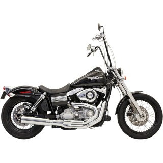 SCARICHI BASSANI XHAUST ROAD RAGE II B1 POWER 2 IN 1 CROMATI HARLEY DYNA 95-17