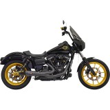 SCARICHI BASSANI XHAUST ROAD RAGE THE RIPPER 2 IN 1 NERI HARLEY DYNA 1995-2017