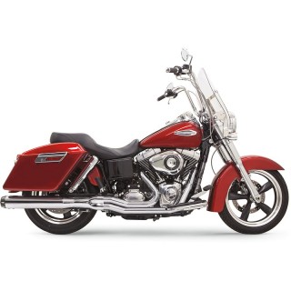 SCARICHI BASSANI XHAUST ROAD RAGE 2 IN 1 CROMATO LUNGO DYNA SWITCHBACK 12-16